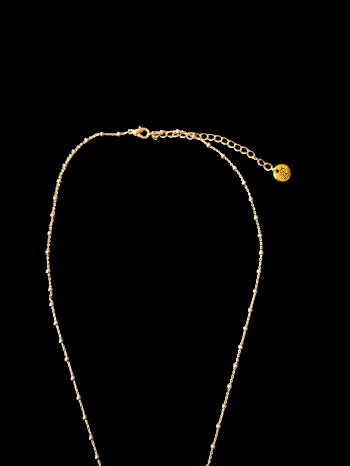 Plunder Two Tone Crescent Moon And Starts 3.75″ Pendant 26″ Chain Necklace