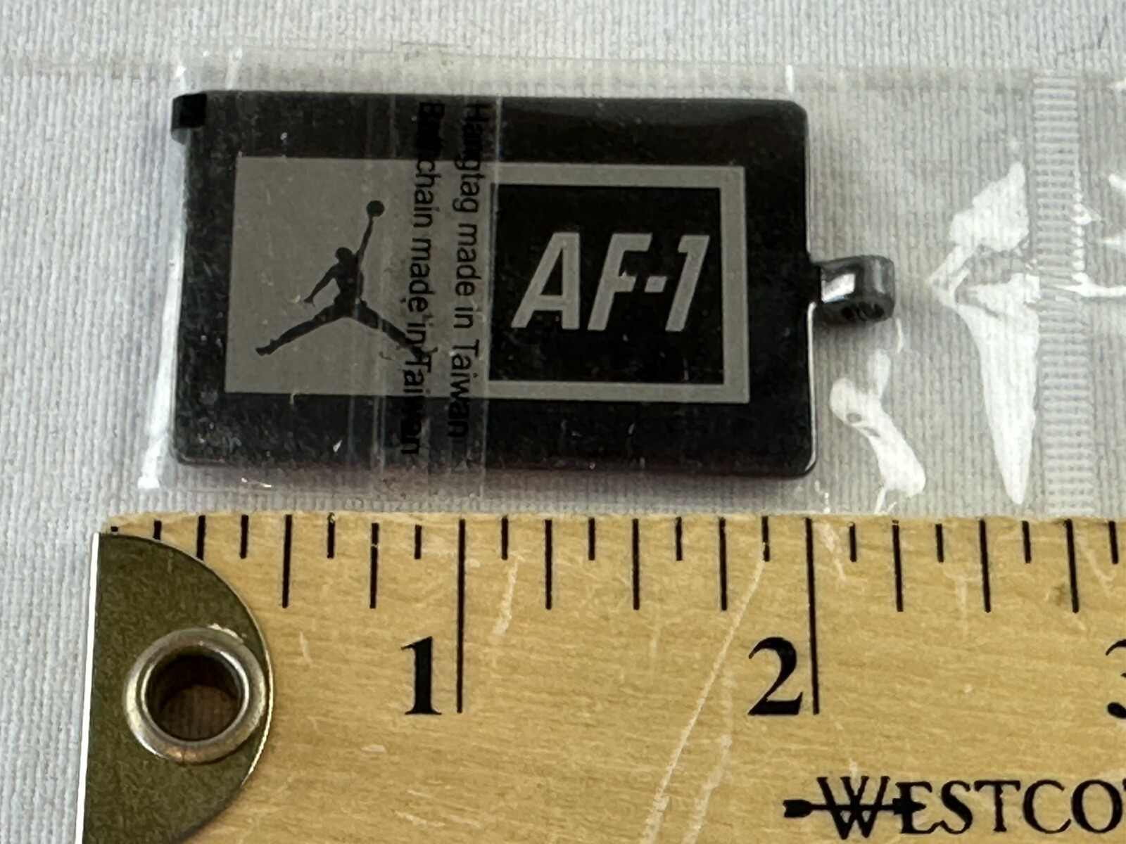 AF1 Nike Keychain, Pendant Black Air Jordan Jumpman New Factory Sealed