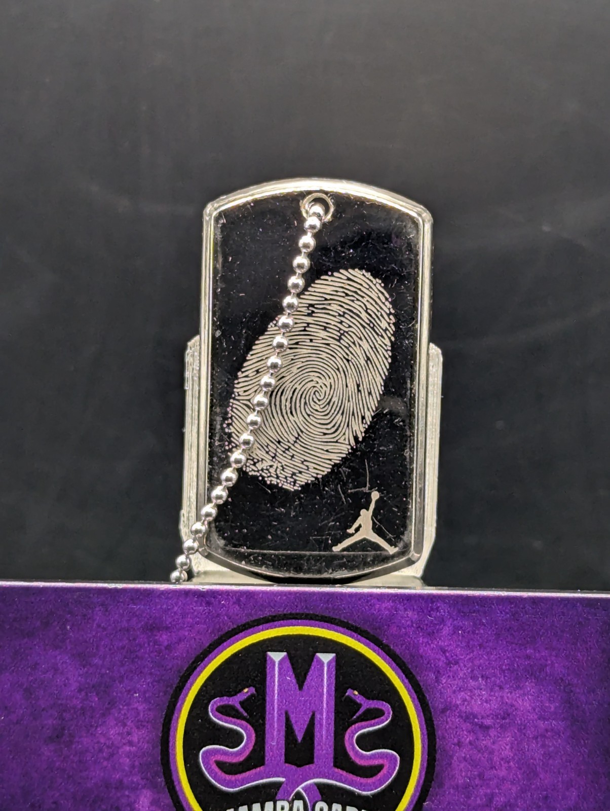 Michael Jordan XXIII AJ23 Pendant Dog Tag Keychain 1984-1998 & 1981-1984 – RARE