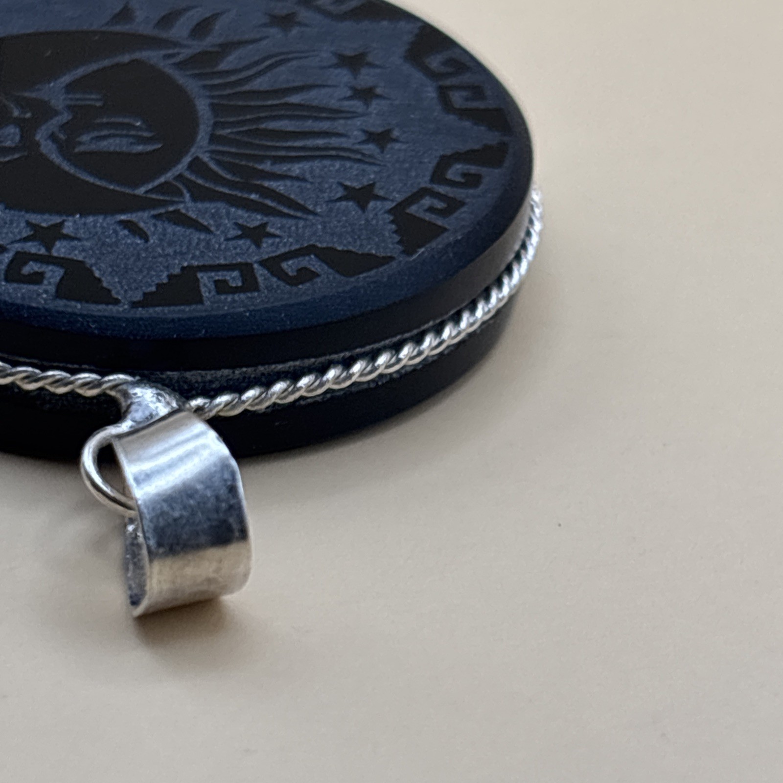 Sun Moon Stars Eclipse Cosmic Pendant