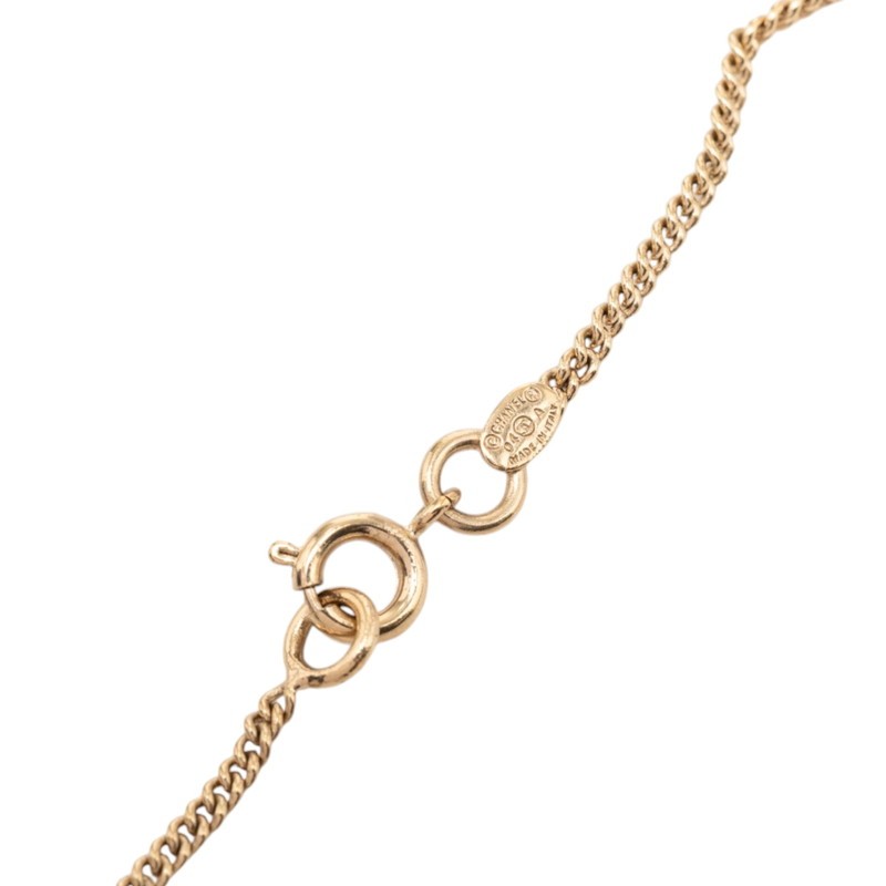 CHANEL COCO Mark No. 5 Perfume Bottle Chain Pendant Necklace 04A 【Used】