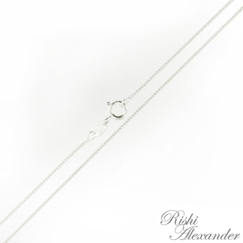 Sterling Silver BOX Chain Necklace 015 Gauge Stamped 925 Italy