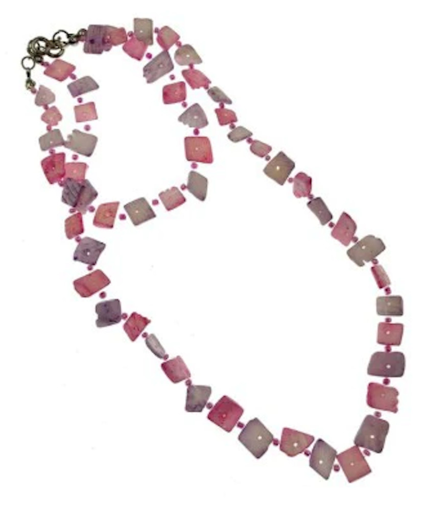 Seashell Choker Necklace And Bracelet Set in Pink & Purple JL750 ladies