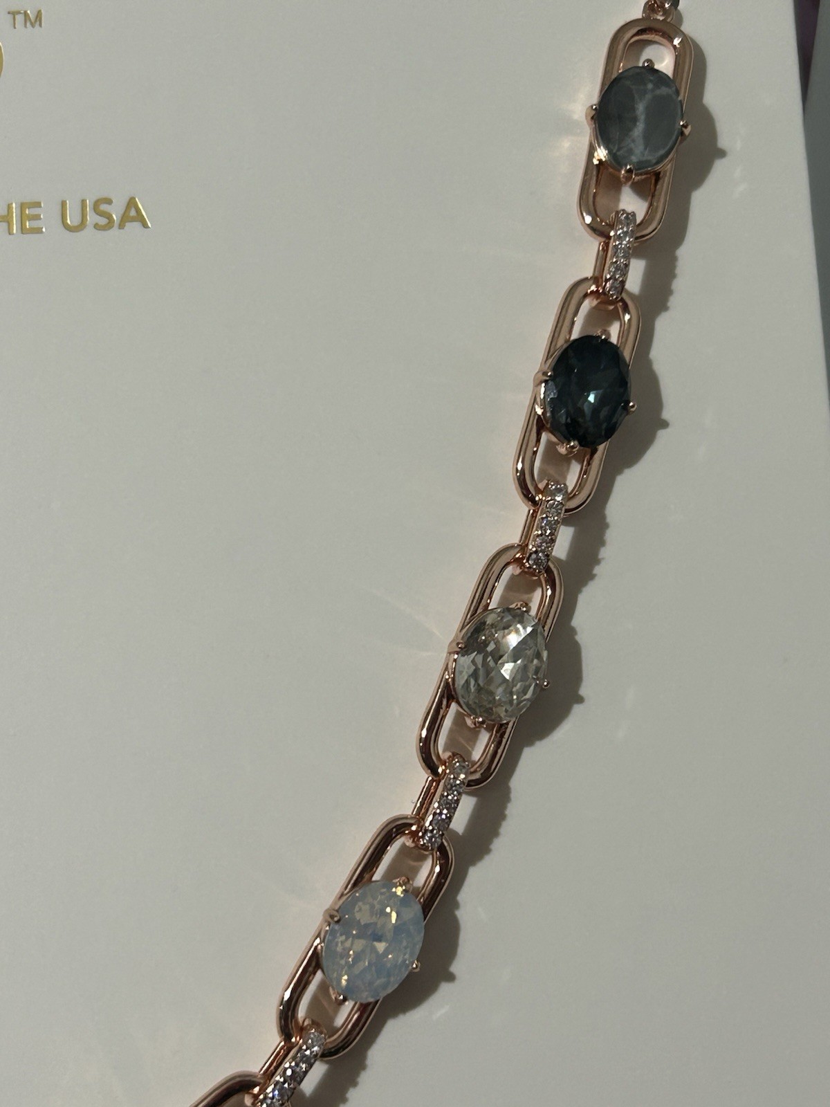 BP Summer Jewel Candy Monaco Moments Far And Away Rose Gold Plated Necklace