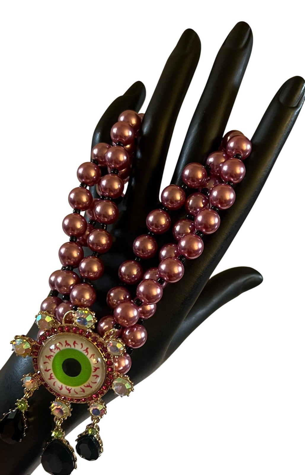 Betsey Johnson Necklace Halloween EyeBall Evil Eye Spooky Collar NWT