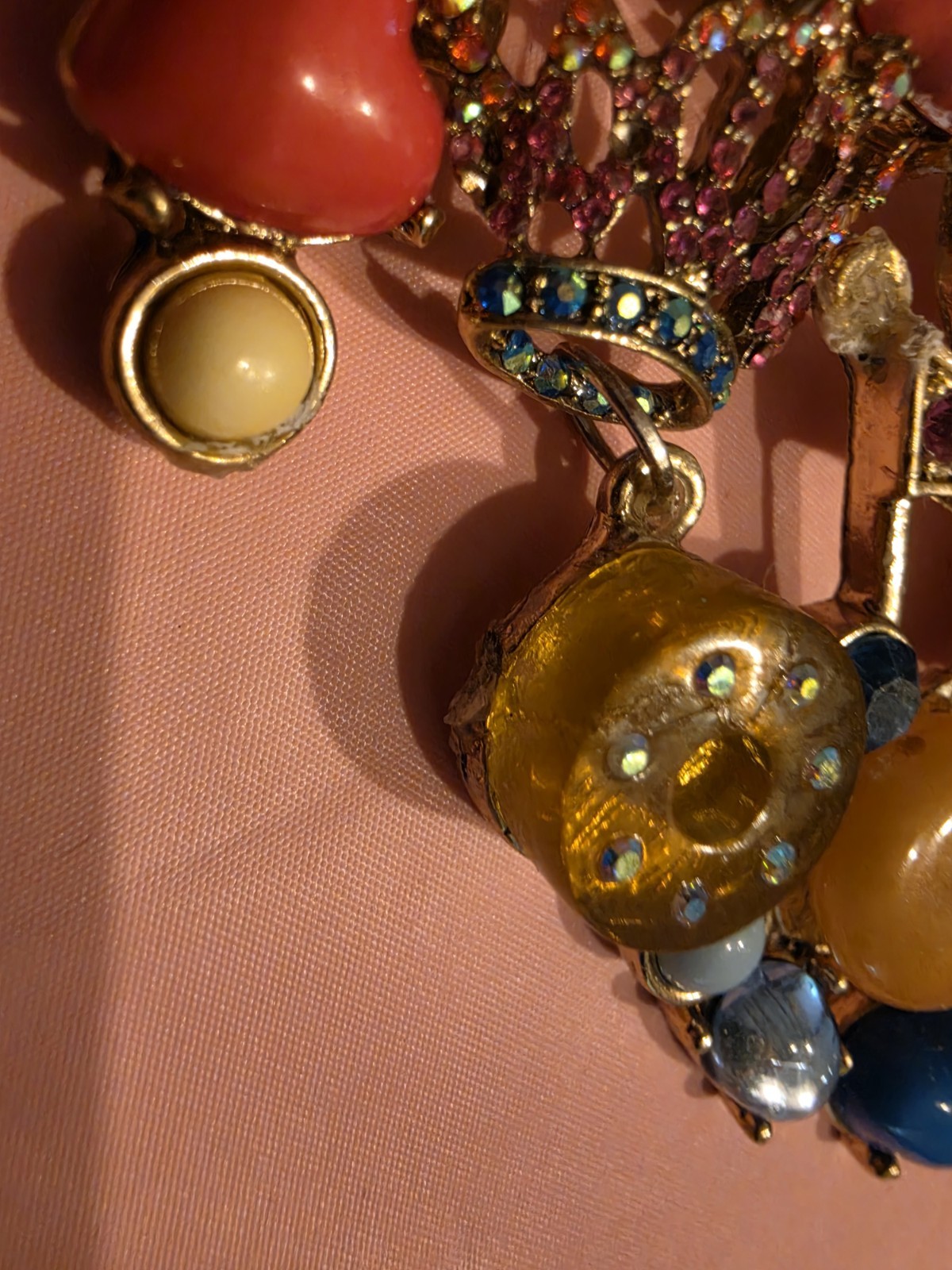 Betsey Johnson preowned Necklace with defects. Trolls Collection
