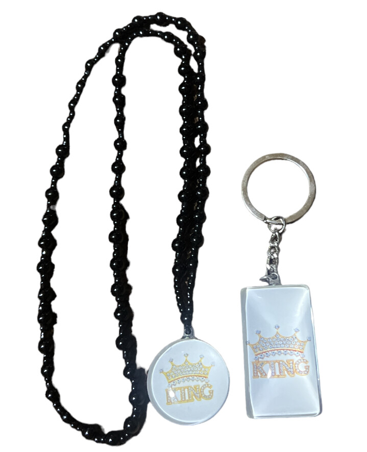 Unisex Women MenEthnic necklace and key chain with country flags