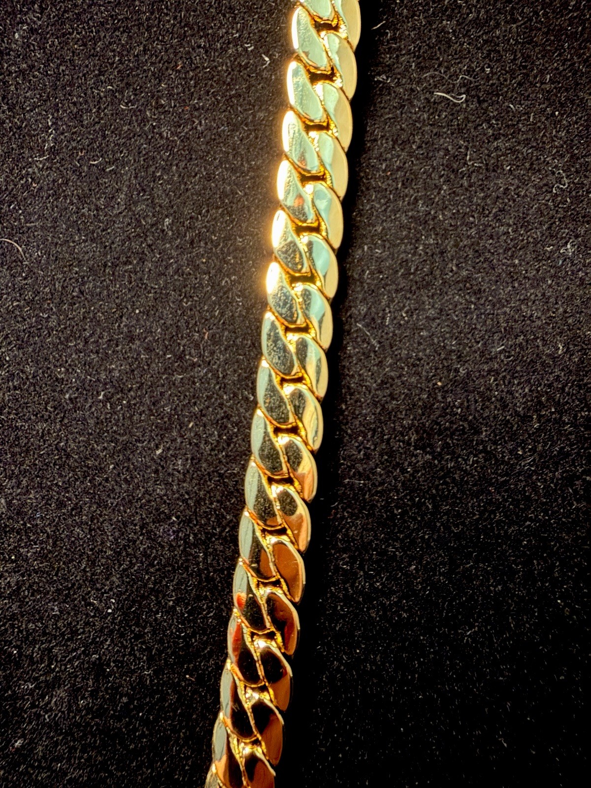 Miami Cuban 14K Stamped Gold Filled 20in 7.5 MM necklace W/box lock. BRAND NEW