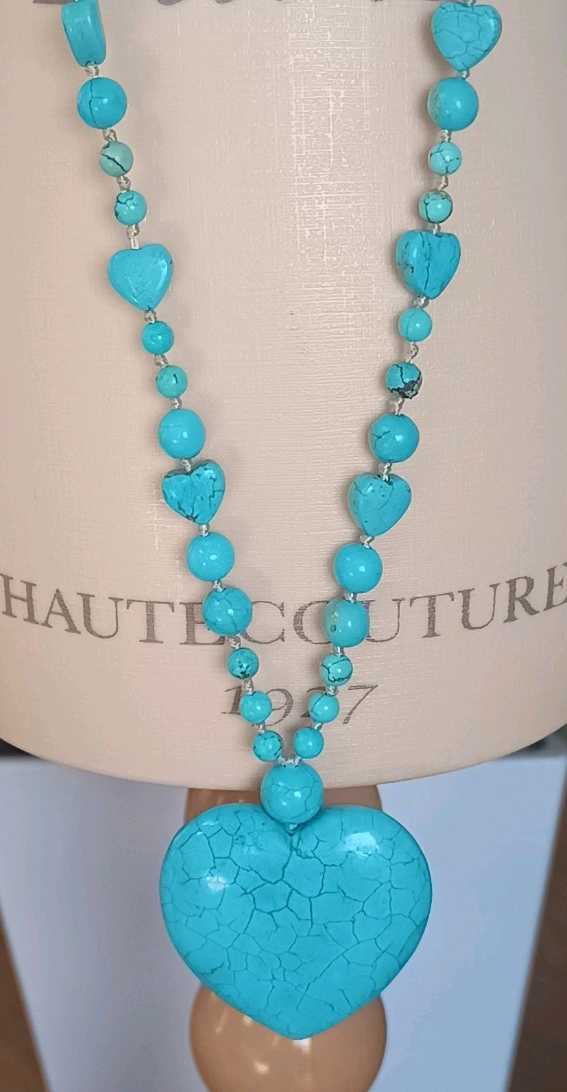 Lola Rose Ruth Vintage Necklace Turquoise 48 cm BN