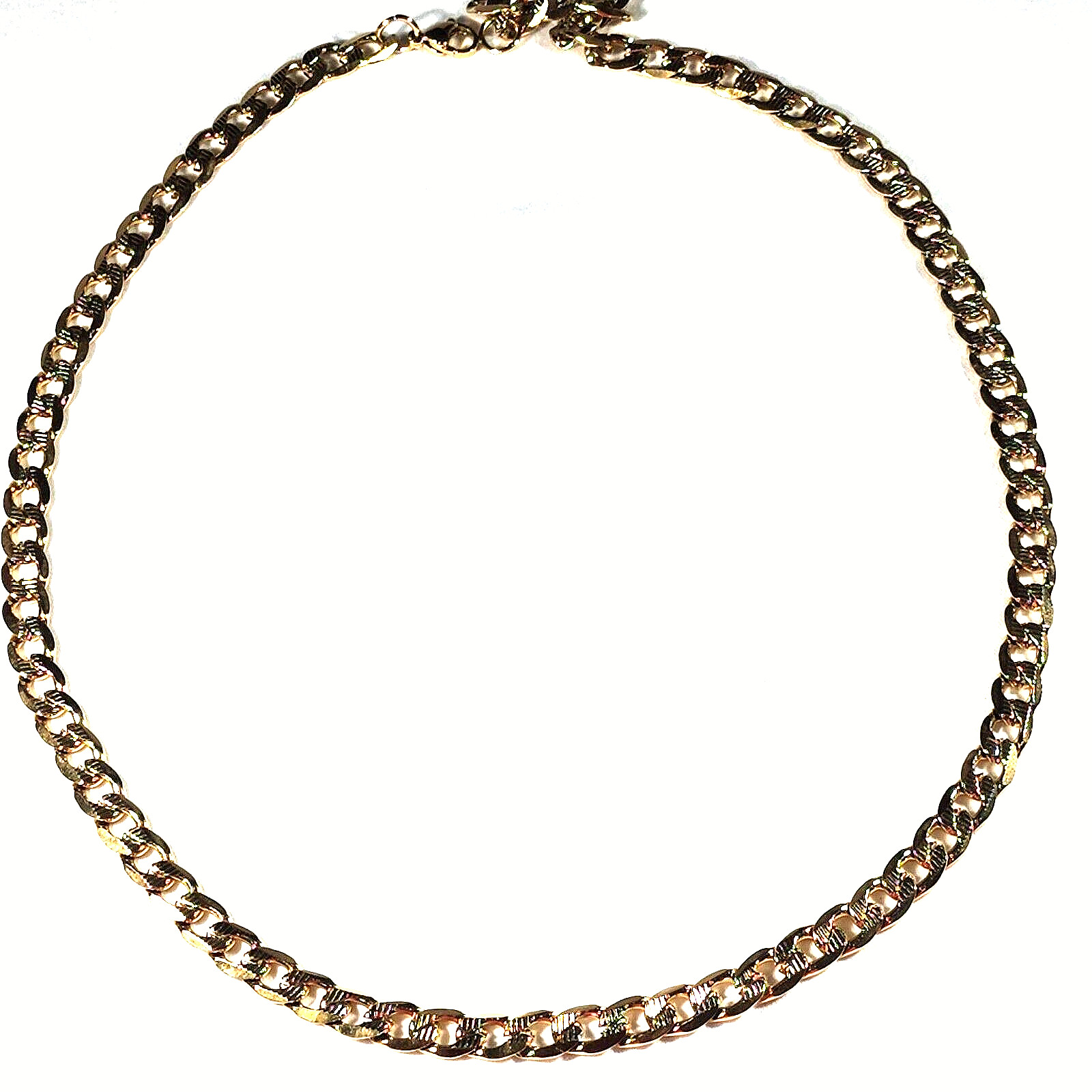 14K plated Yellow Gold over 316L Surgical Stainless Steel men’s 24″ cuban chain
