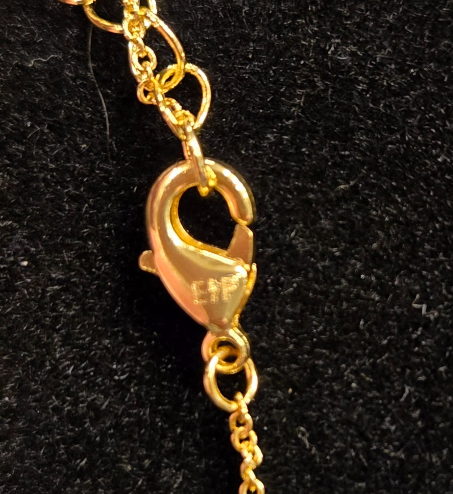 NEW Electric Picks 14kt Gold Plated CZ Crystals Pendant Camilla Necklace