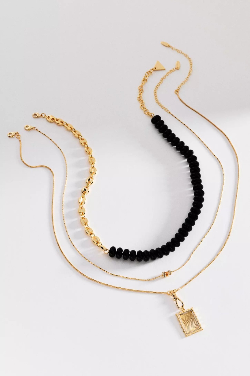 Rare! NWT Anthropologie Shades of Sea Layered Necklaces Set of 3