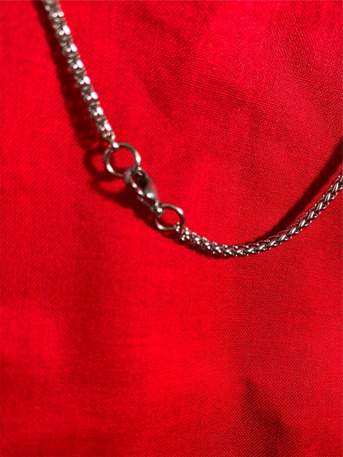 16 inch 3 mm Stainless Steel Braided Wheat Rope Unisex Necklace Chain