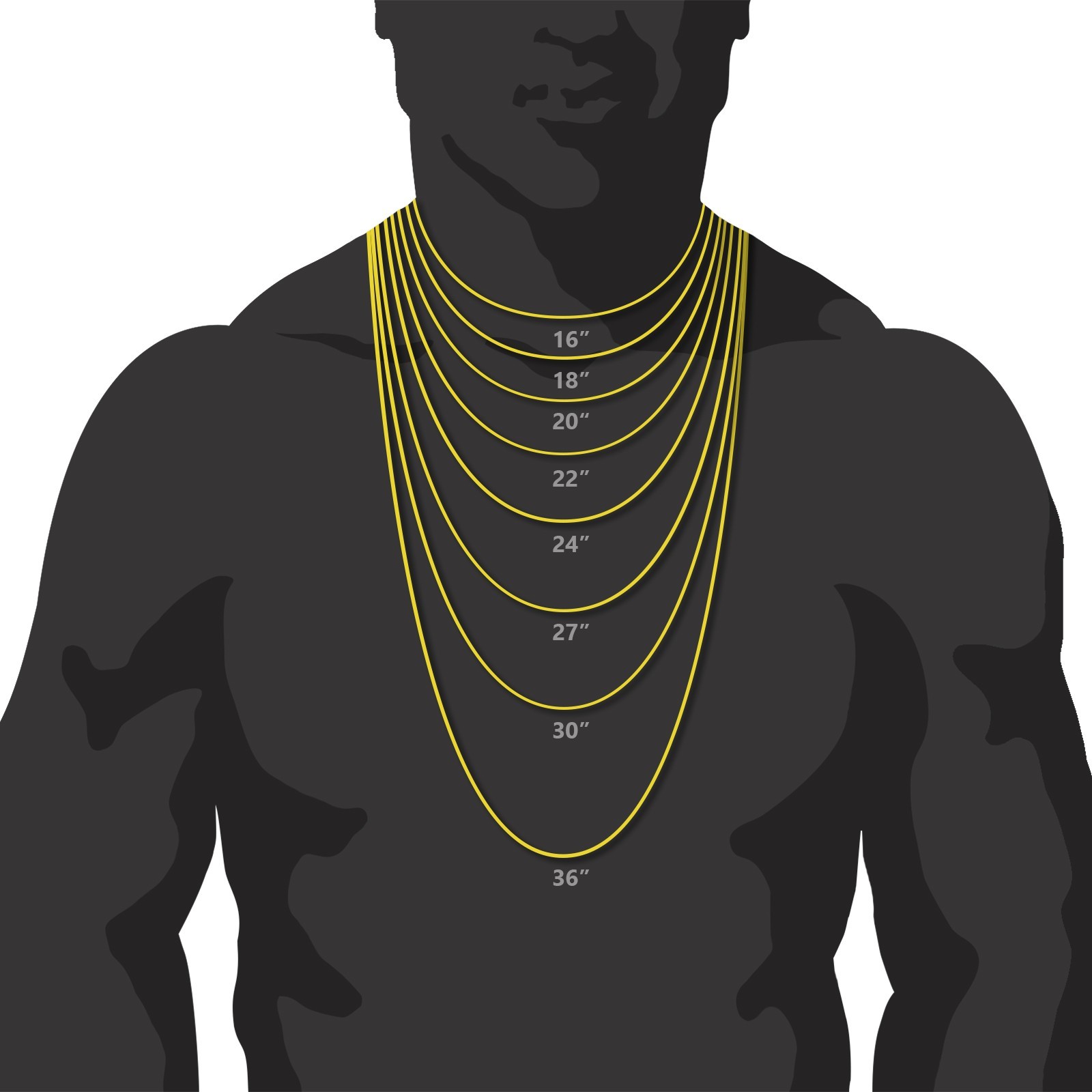 Fashion 14k Yellow Gold Plated Width 4 5 6 7 8 10 mm Figaro Link Chain Necklace