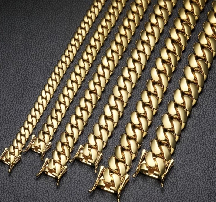 Miami Cuban Link Chain 14k Gold Plated 22mm – 24inch
