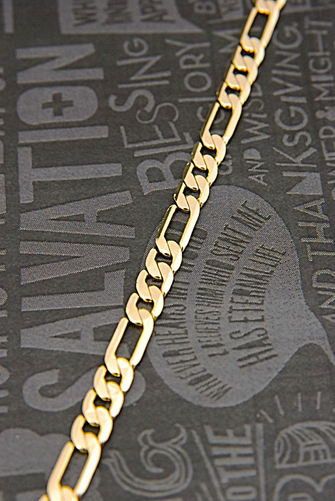 Fashion 14k Yellow Gold Plated Width 4 5 6 7 8 10 mm Figaro Link Chain Necklace