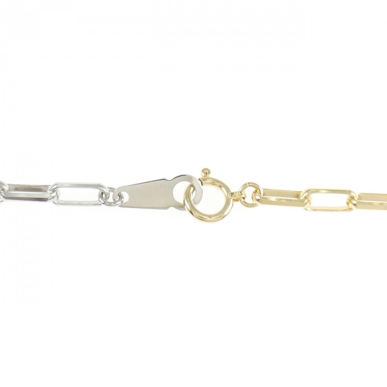 Authentic K18YG/PT850 Necklace #230-000-180-3876