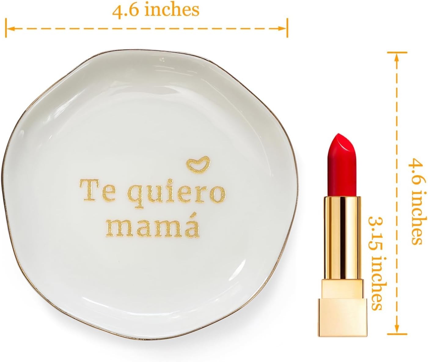 Portable and Waterproof Ring Dish – Te Quiero Mama for Special Occasions