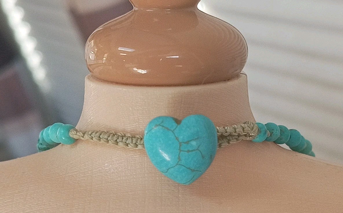 Lola Rose Ruth Vintage Necklace Turquoise 48 cm BN