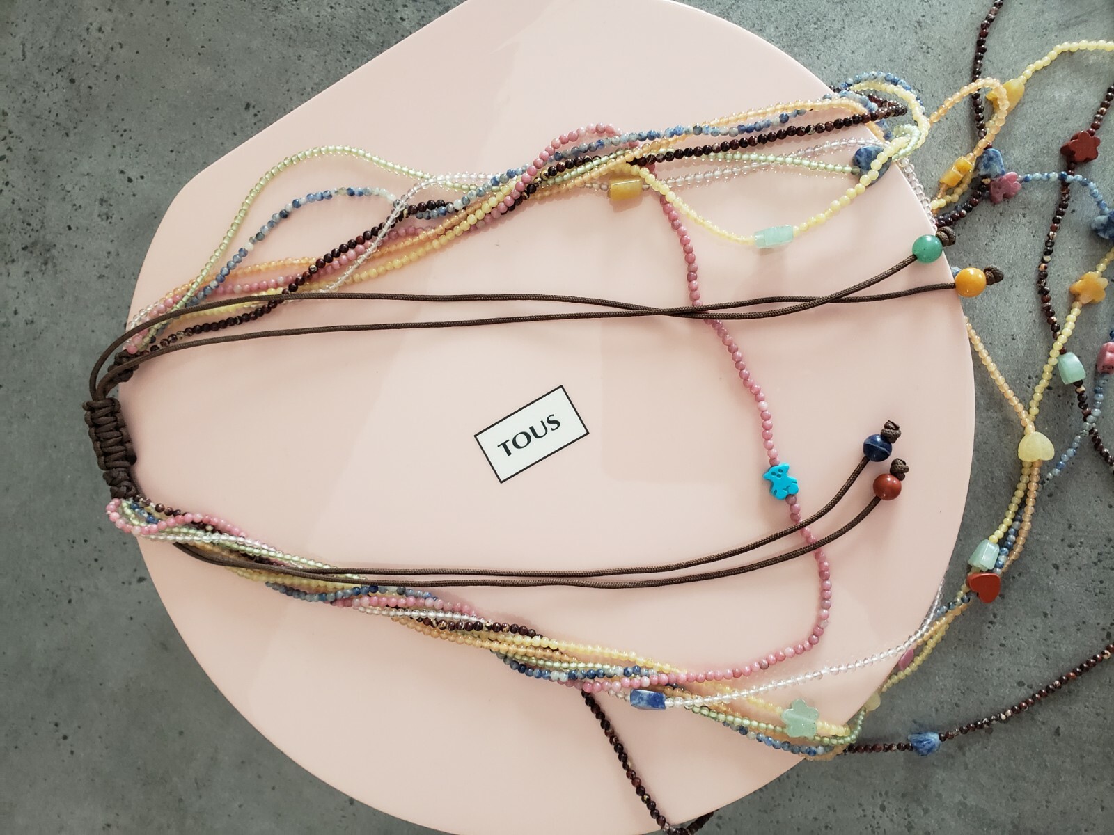 Tous Authentic Layers Semiprecious Neckace Very Limited Edition Statement piece