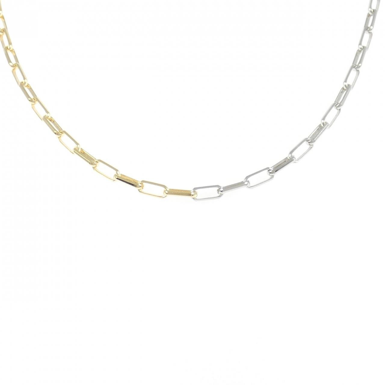 Authentic K18YG/PT850 Necklace #230-000-180-3876