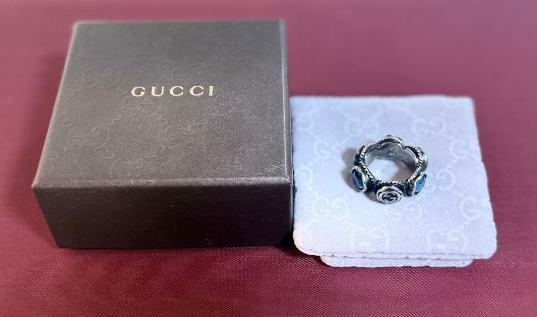 Price) Very Rare BTS Wearing Discontinued Product GUCCI Swarovski Crystal Ring