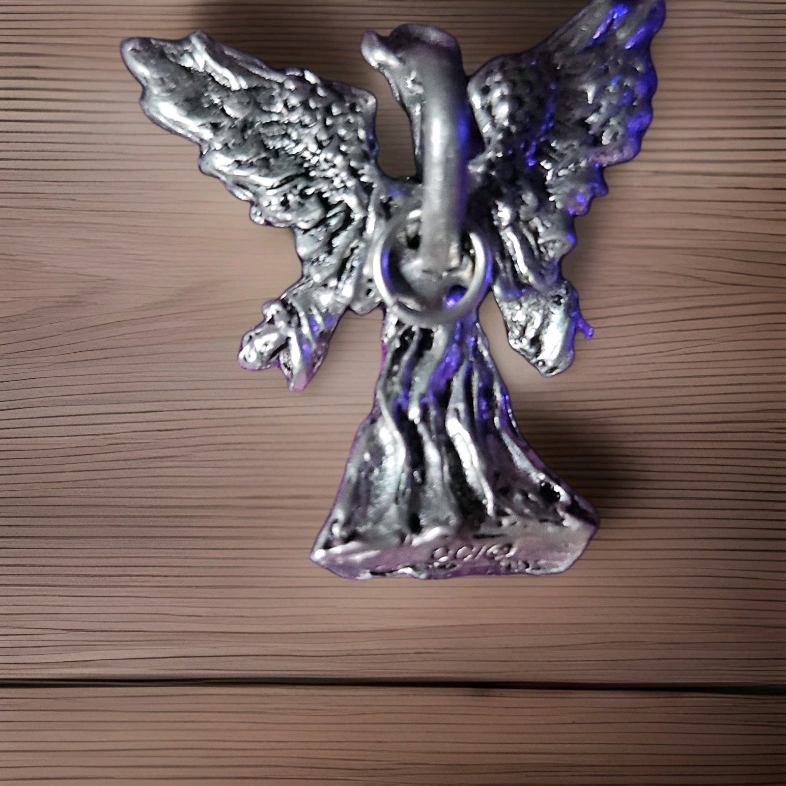 Lot of 3 Silver Tone Metal Angel & Fairy Asymmetrical Charm Pendant Lot