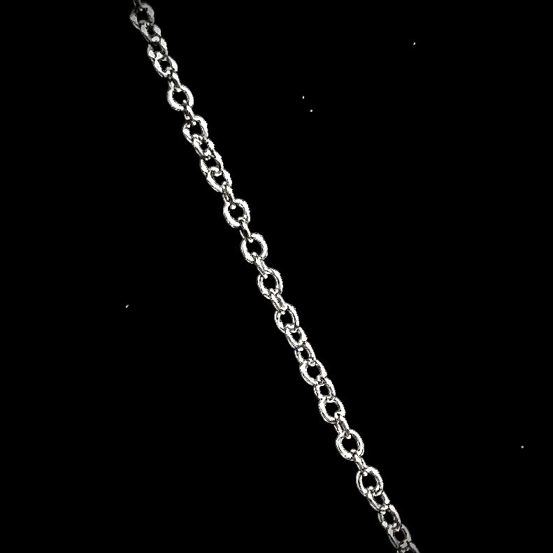 20” 1.2mm Silver Plated Cable Chain stamped 925 for Women