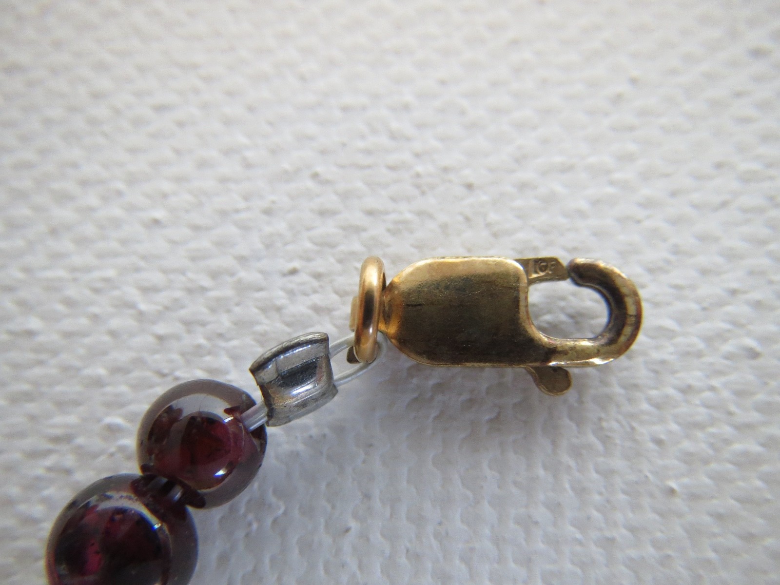 Artisan Created Art Glass Bead, Tiger’s Eye Mixed Materials 16/ 18″ Adj NECKLACE