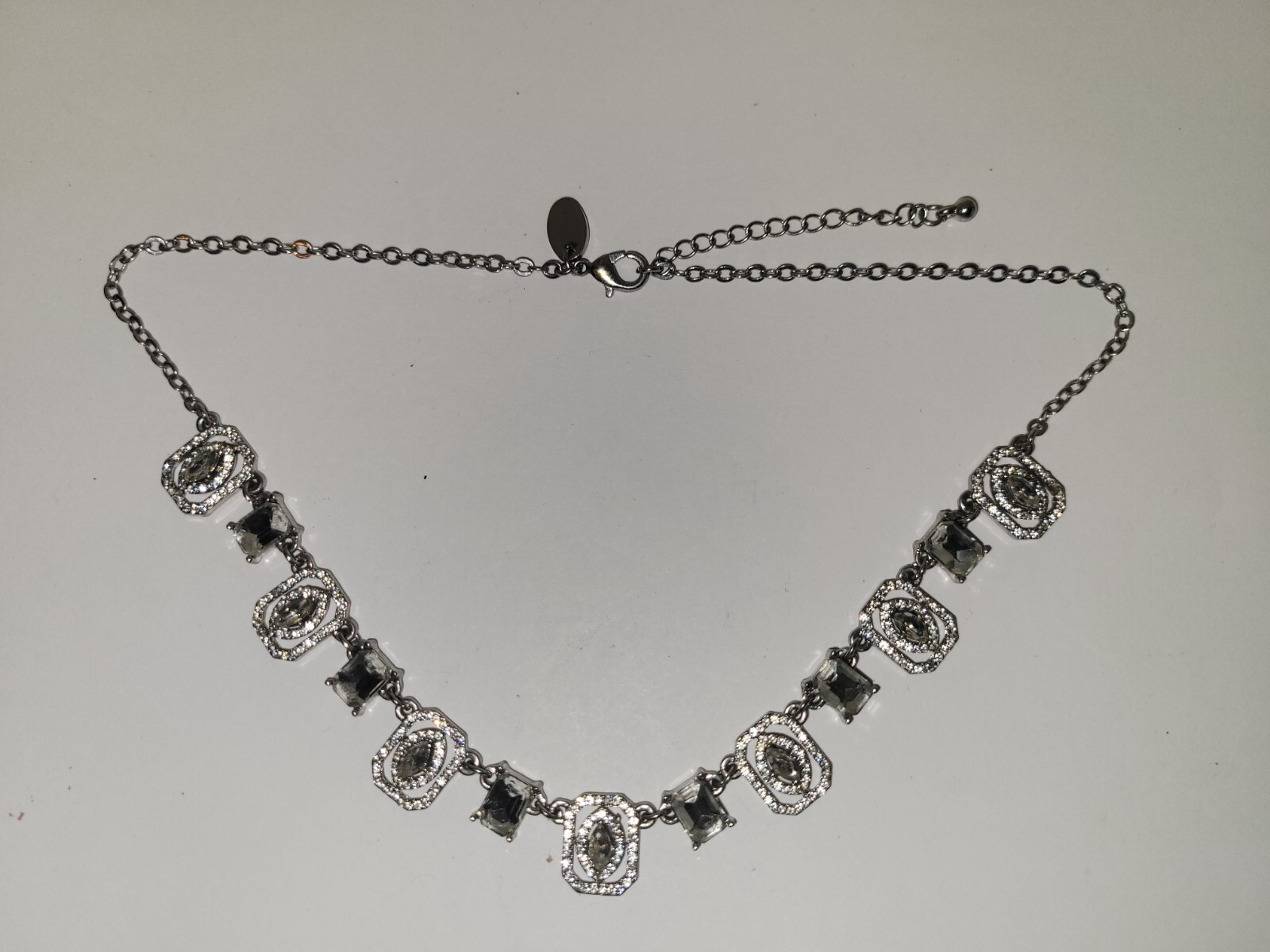 Statement Lab Created White Sapphire 8″ Necklace