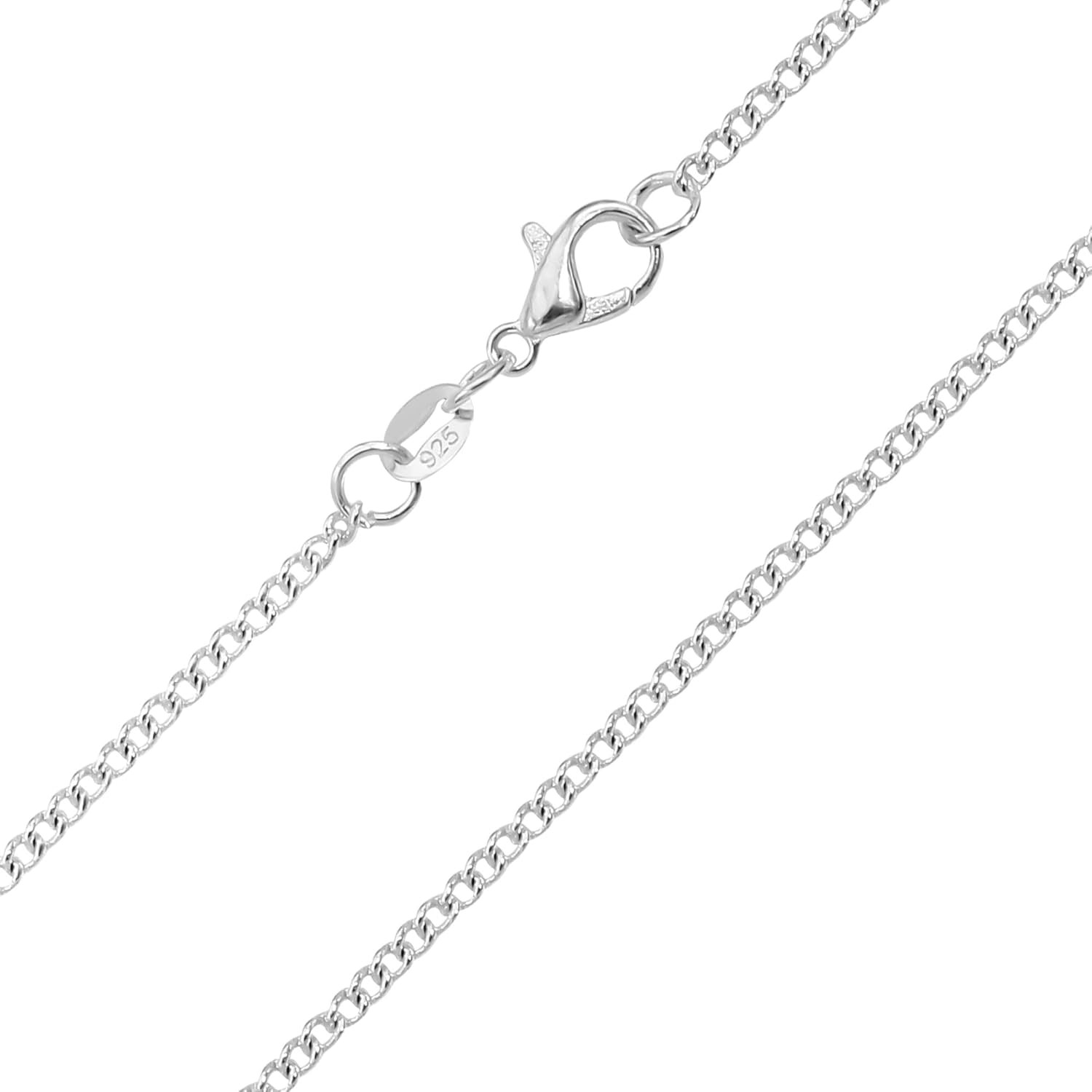 Delicate S925 Silver 16″ 18″ 20″ 22” 24″ 26” 28″ 30″ Inch 2.0Mm Thick Snake/Bo