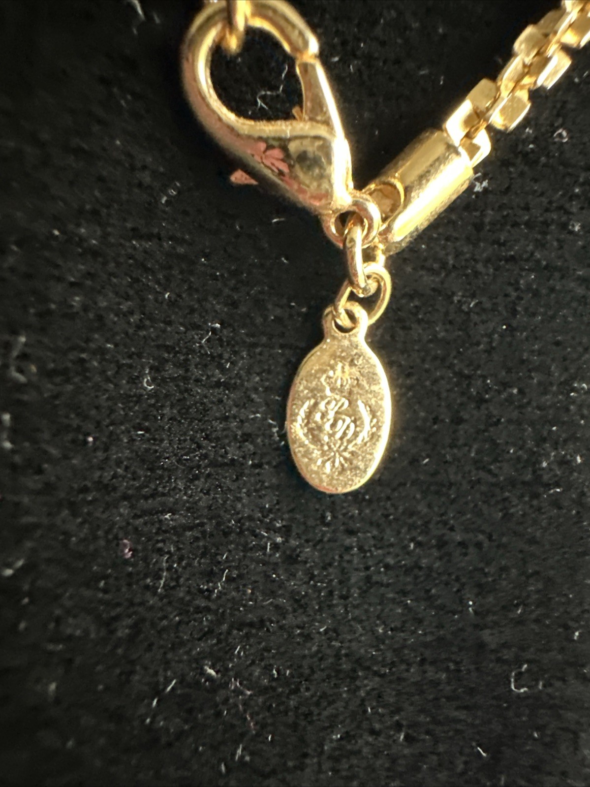 Crown PD Gold Plated Chain Necklace 30in 3.5mm