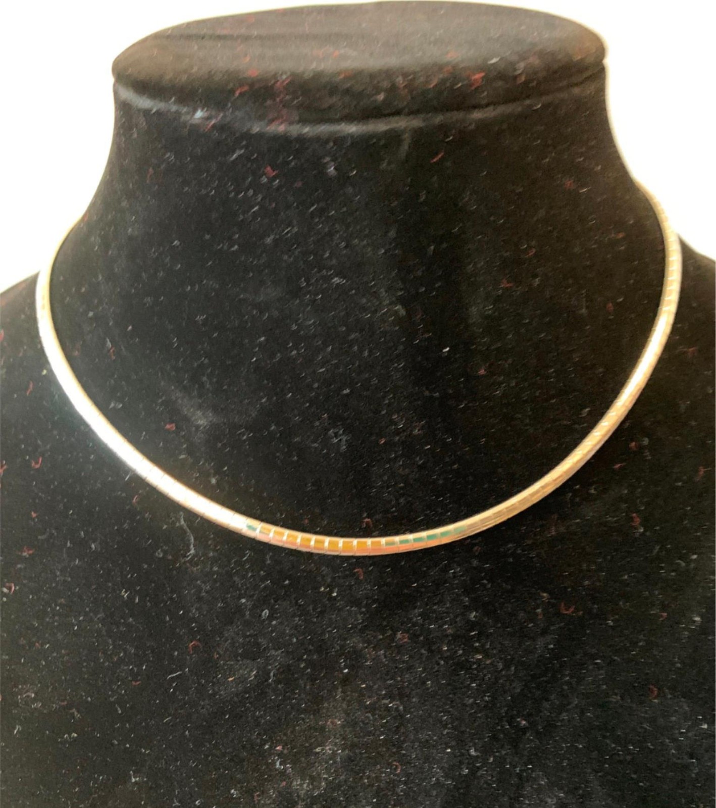 18-20 INCH 3MM STAINLESS STEEL SILVER DOMED OMEGA WITH LOBSTER CLAW CLASP