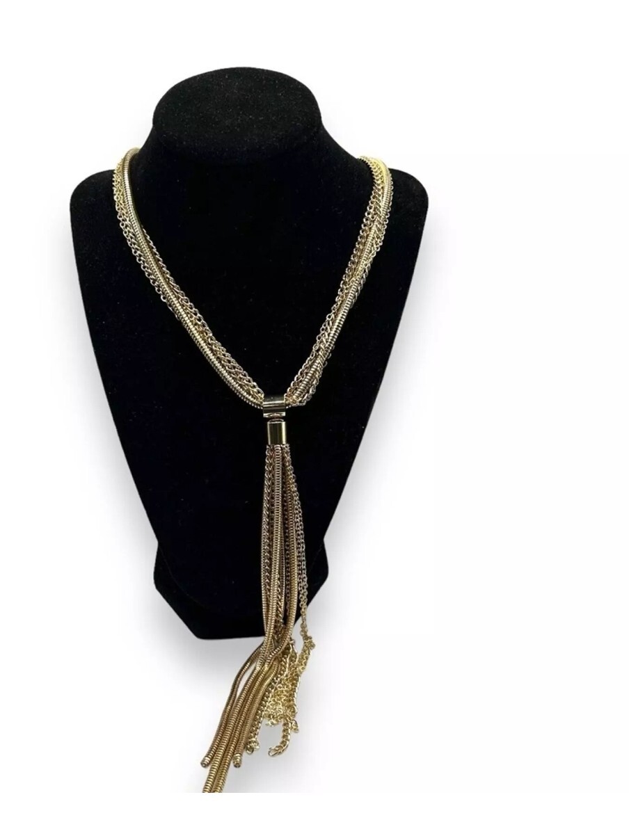 I.N.C. Multi-Chain Tassel Long Lariat Necklace, 28″ + 3″ extender $34 Value