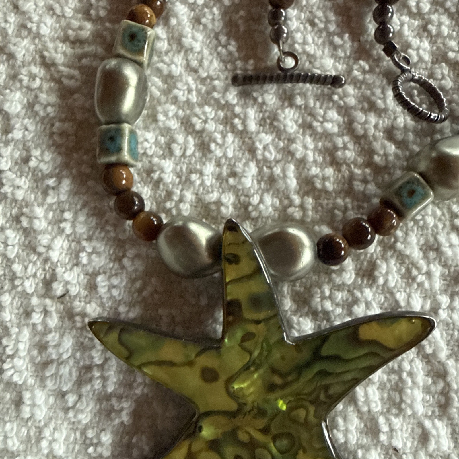 Star Fish Resin / Tiger Eye /ceramic ￼