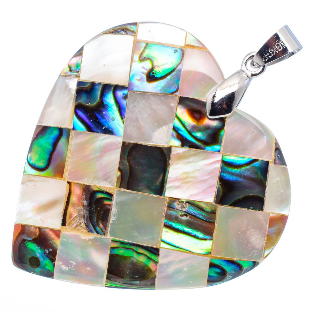 Mother of Pearl Natural Abalone Sea Shell New Fashion Jewelry Charms Pendant #01