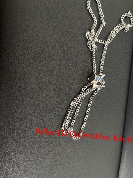 Bungie Destiny 2 Necklace Choker Couples Pendant Ghost Silver Color Ring Gift