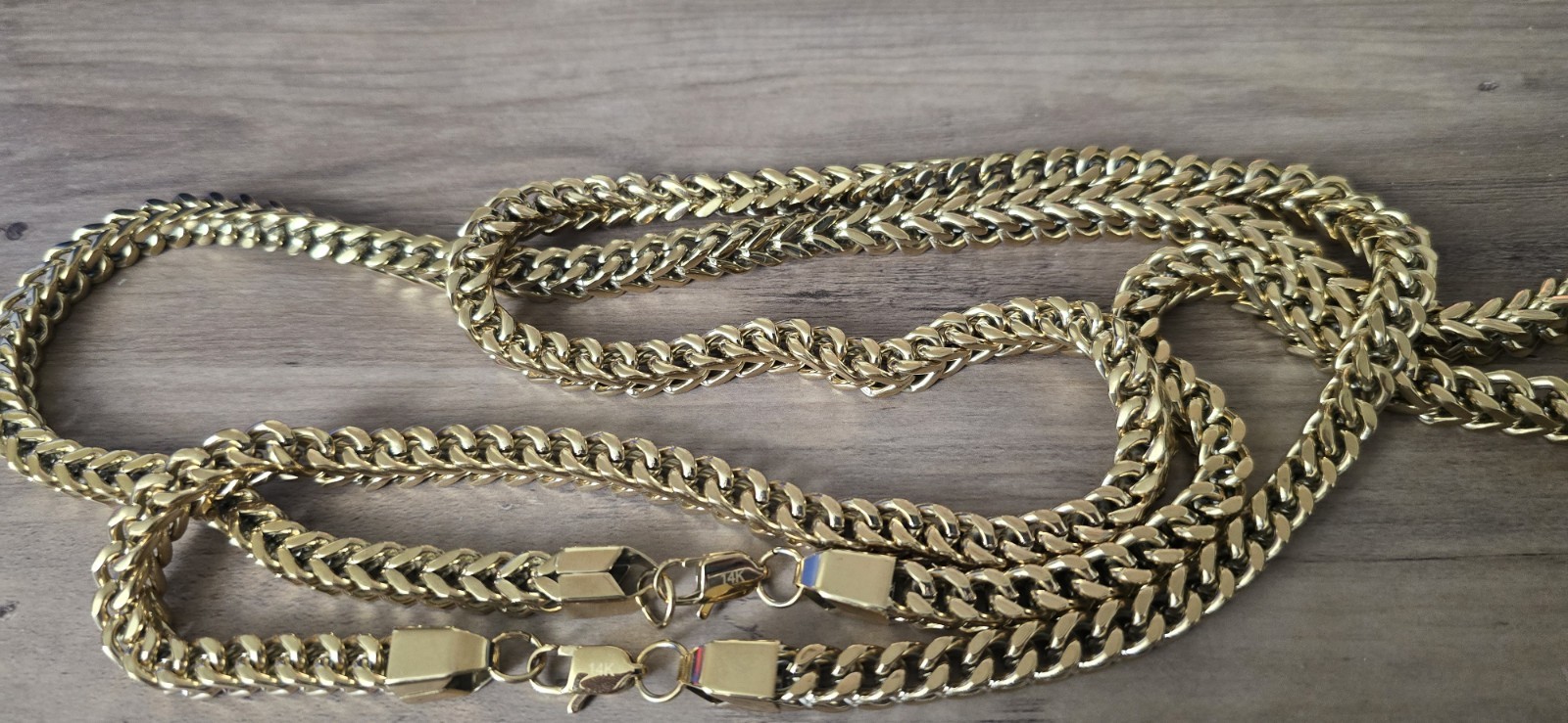 14k Gold Filled Franco Chain 30in 8mm