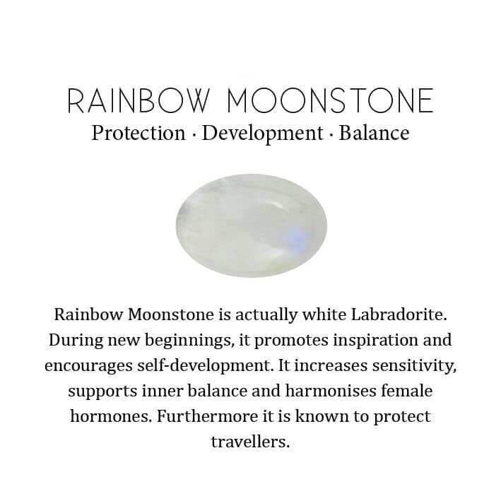 Women Day Sale Rainbow Moonstone Copper Gift For Mom Wire Wrapped Pendant 2.48″