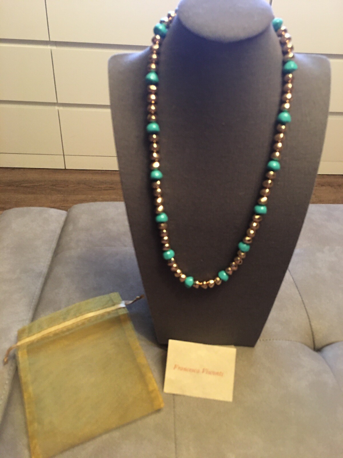 NEW: Francesca Visconti’s Baroque Bead 24″ Necklace. J47846