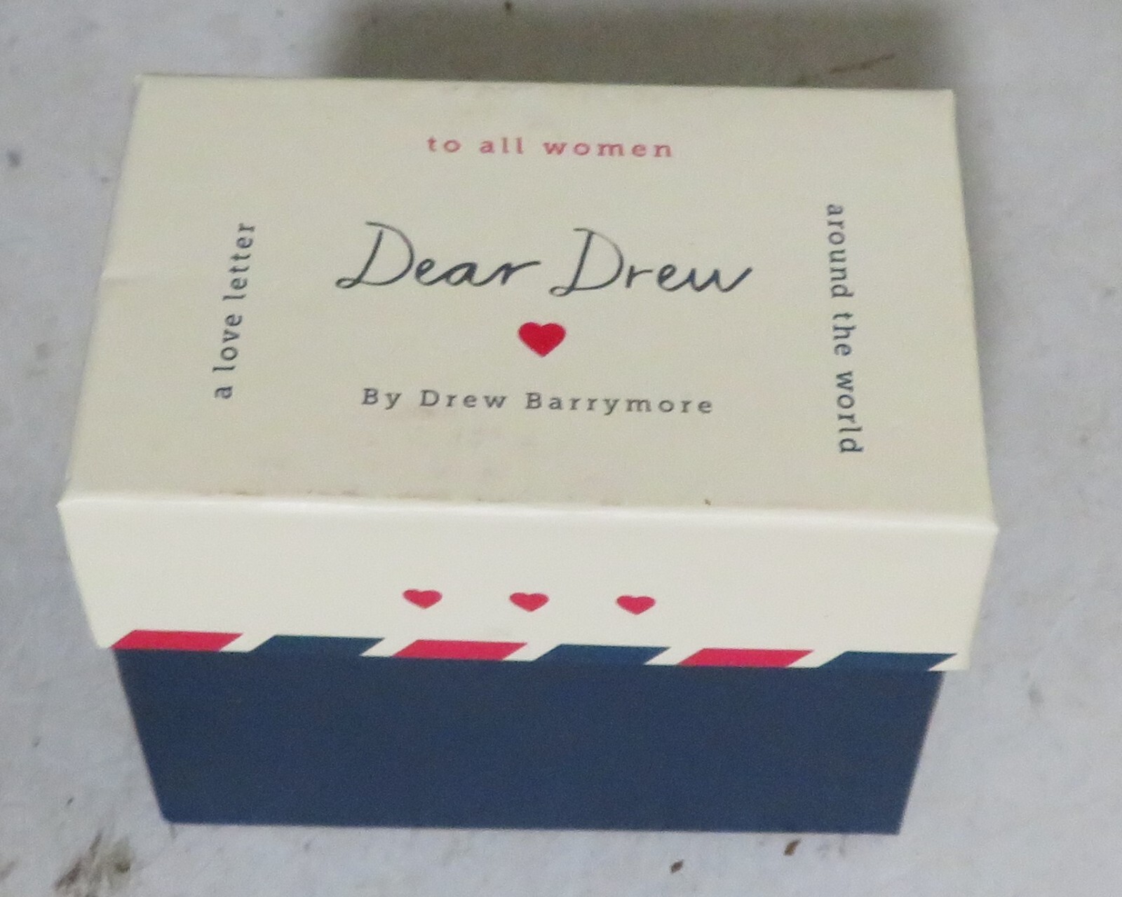 Dear Drew by Barrymore Soho Fan Blue Pendant Necklace 32″ Stay In Love w Unknown