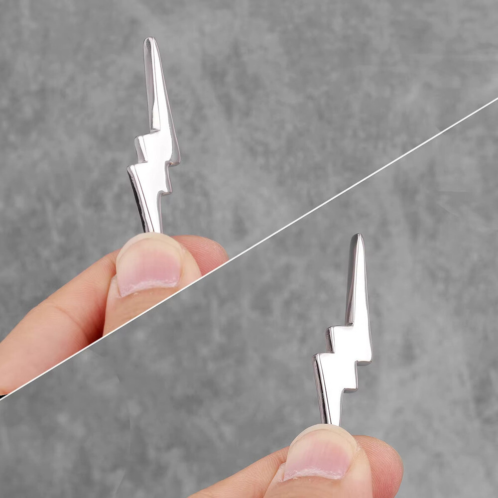 Sculpt Rings™ 316L Stainless Steel Lightning Bolt Pendant Necklace | 50/60/70cm