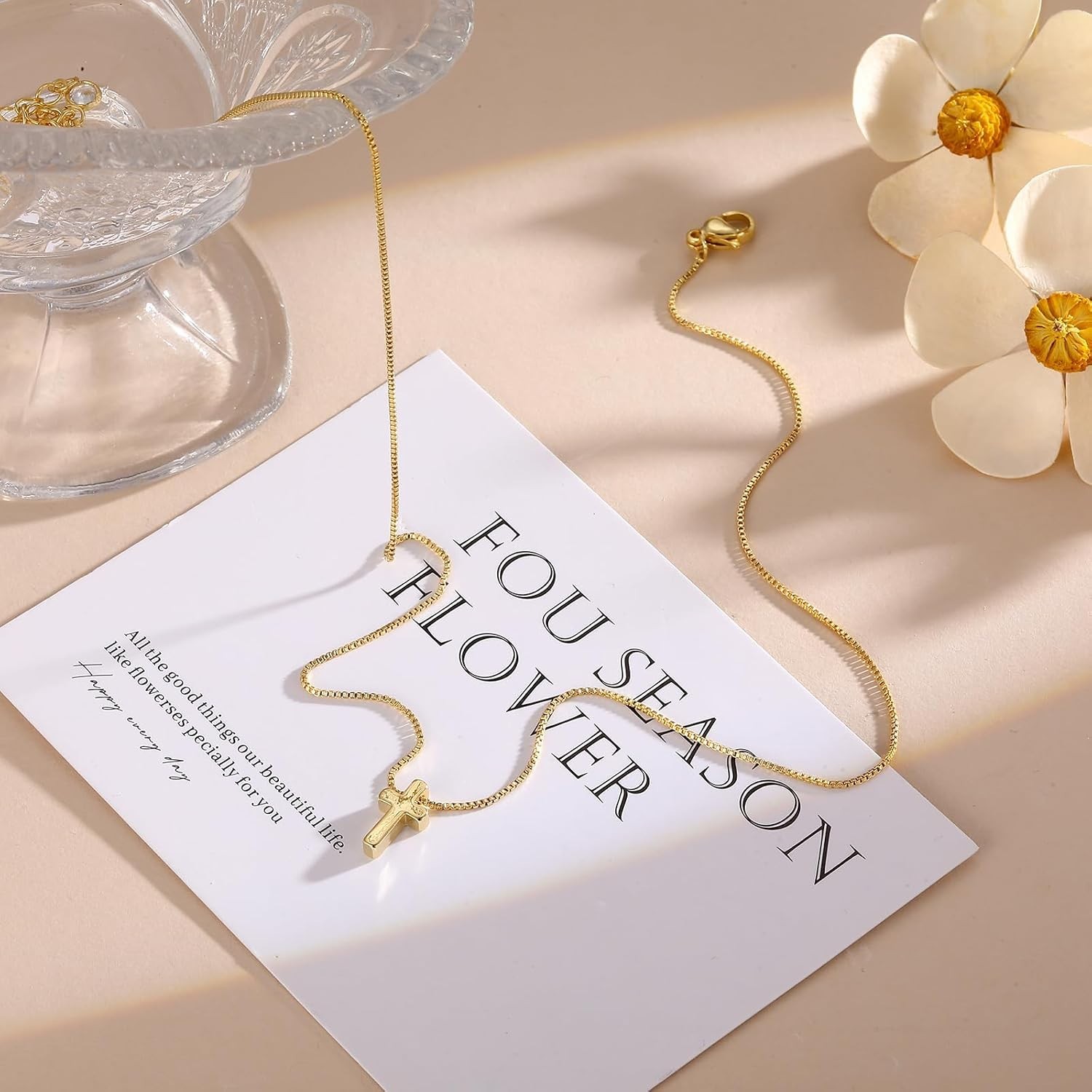 Meaningful 14K Gold Cross Choker – Perfect Faith Jewelry for Special Occasions