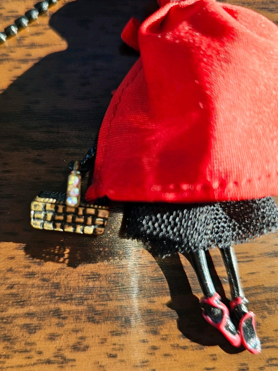 Betsey Johnson Dark Forest Red Riding Hood Necklace Y2K Vintage