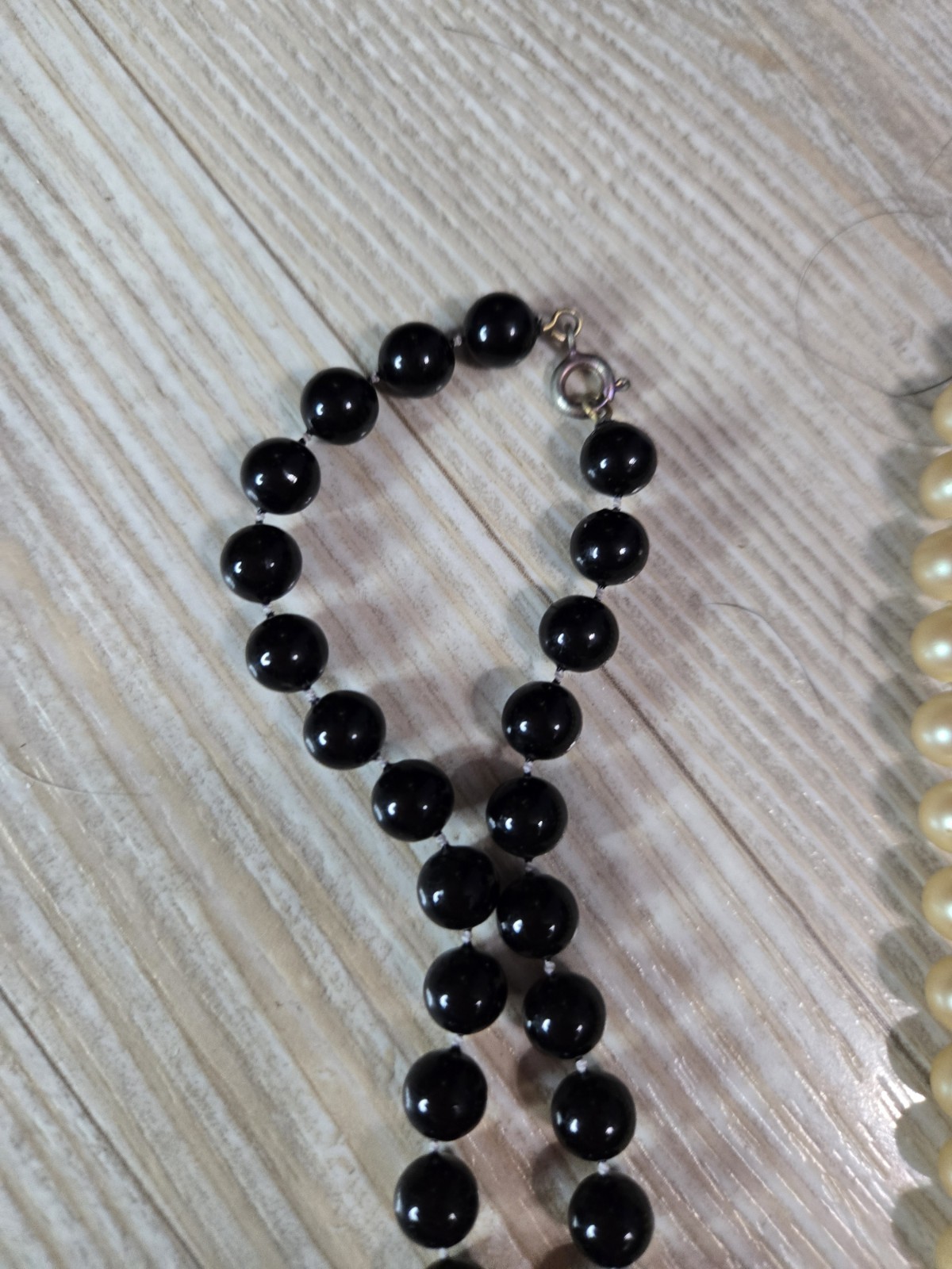 Assorted Plastic Beaded Necklaces Lot Of 6