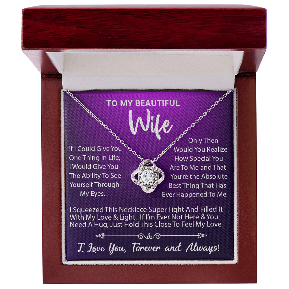 To My Wife Necklace, Gift For Wife, Wife Birthday Gift, Valentine Gift For Her!