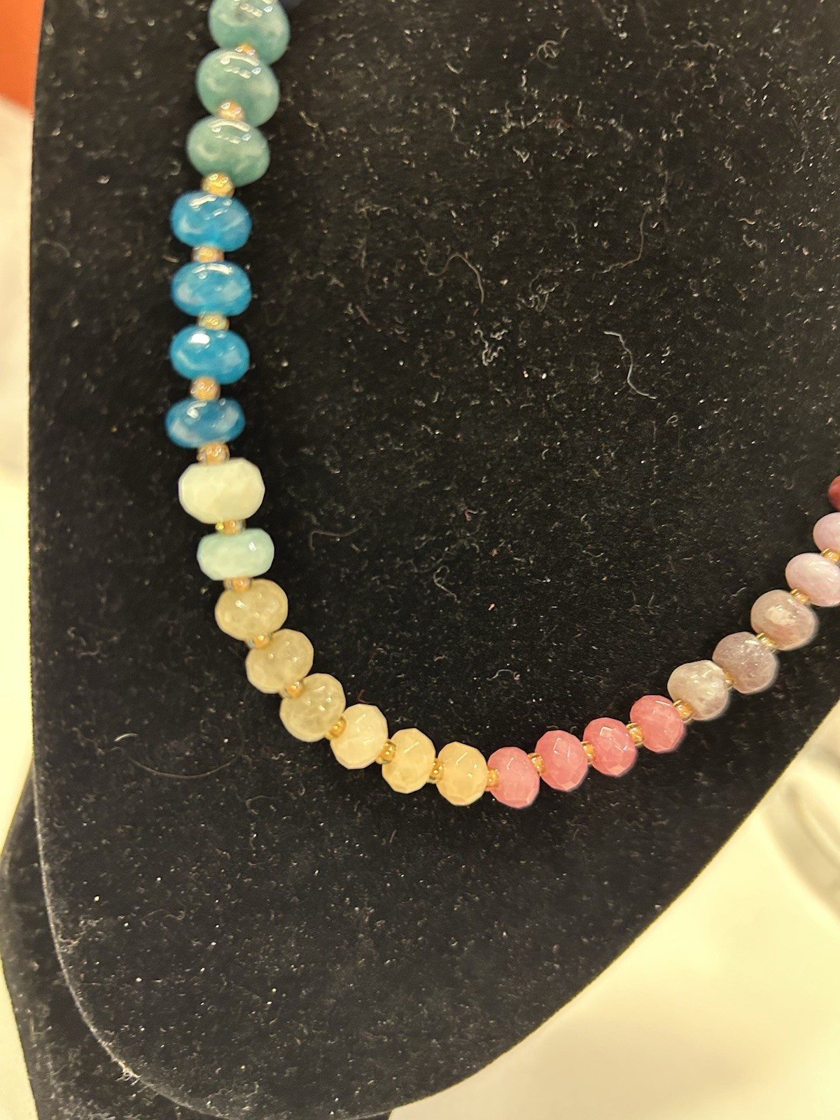 Serefina Multicolor semi precious Beaded Necklace from Anthropologie