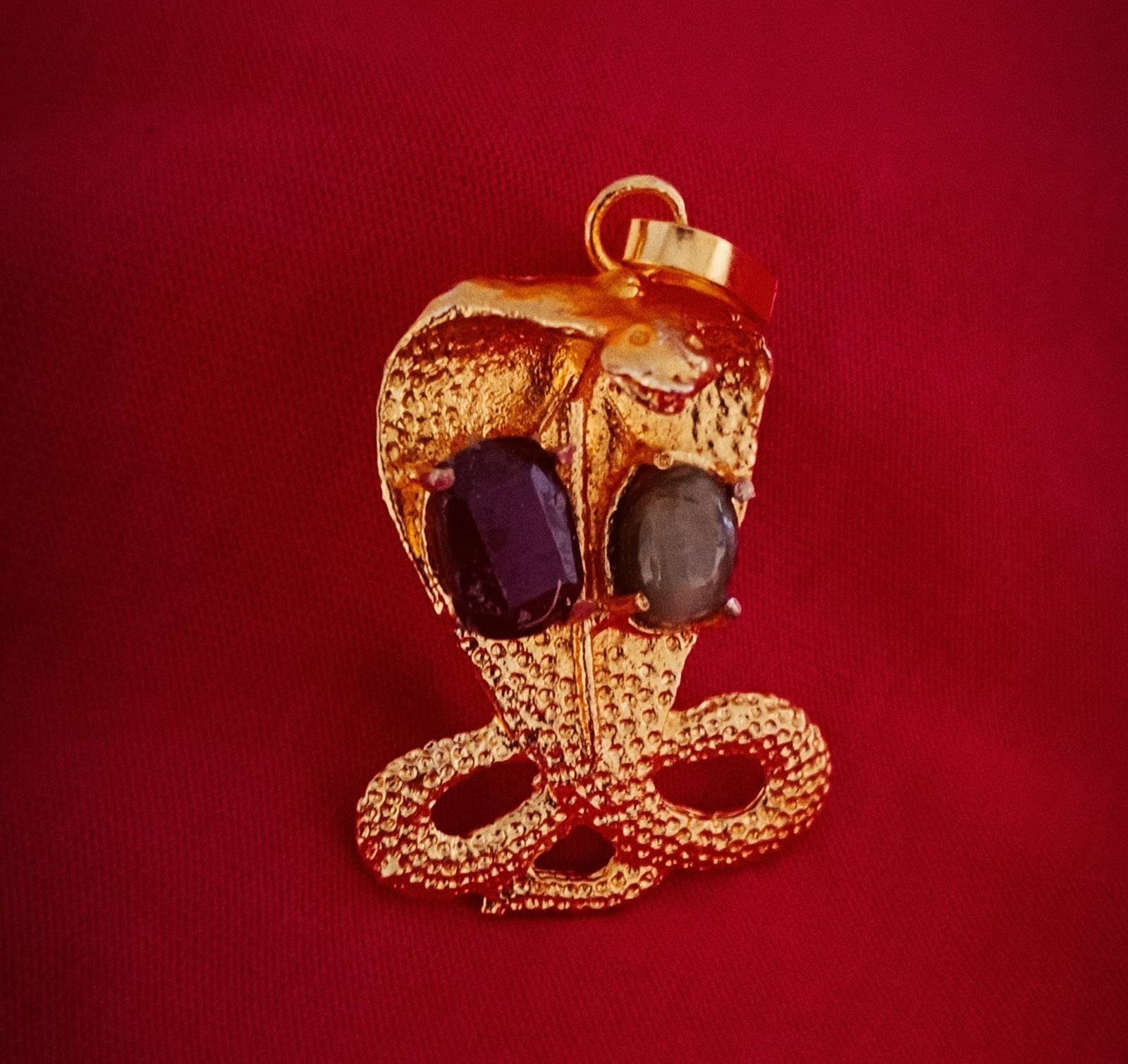 Women artificial jewellery women Gold Plated Cobra Snake Pendant