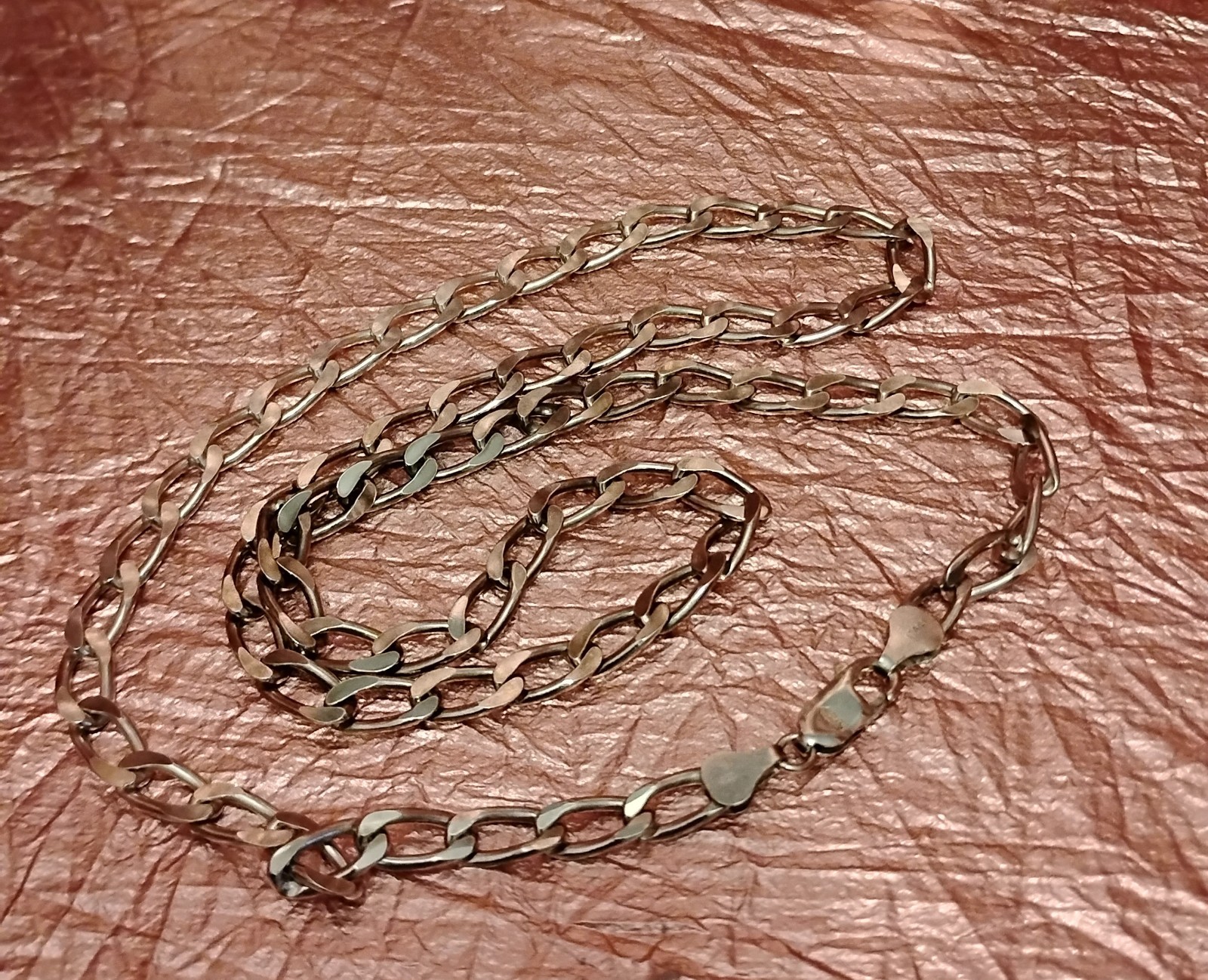 24″ Silver Figaro Link Necklaces
