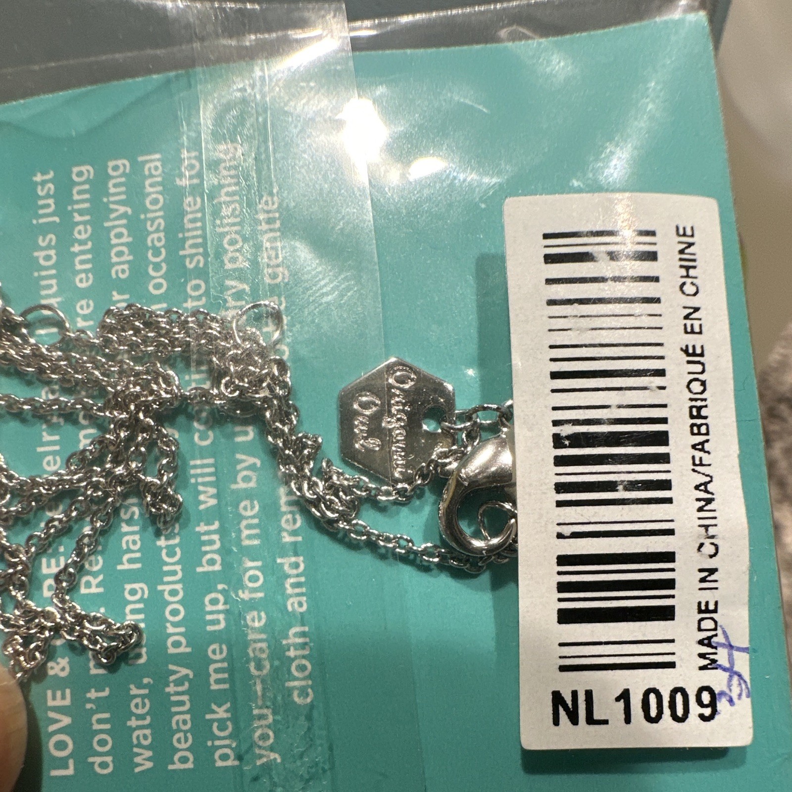 Origami Owl Silver “Let It Go” Feather Empowerment Necklace NEW